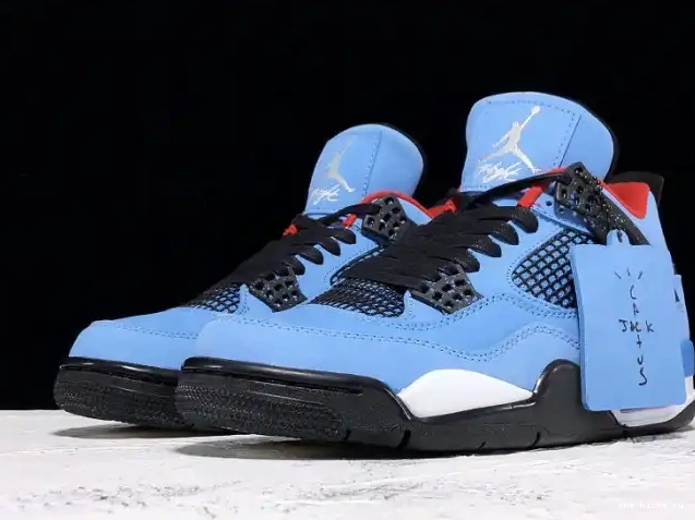 Rep Onekick x Jack Cactus 308497-406 Jordan 4 Air Scott Travis 0502